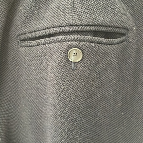 Navy blue knit trousers size 12 - Picture 7 of 8